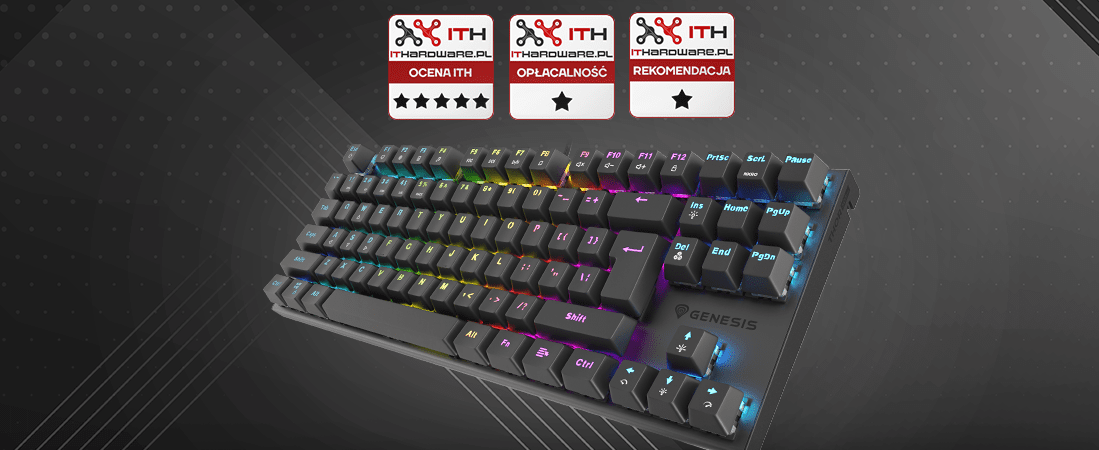 Genesis Thor 303 TKL Black με 3 βραβεία από το IThardware!