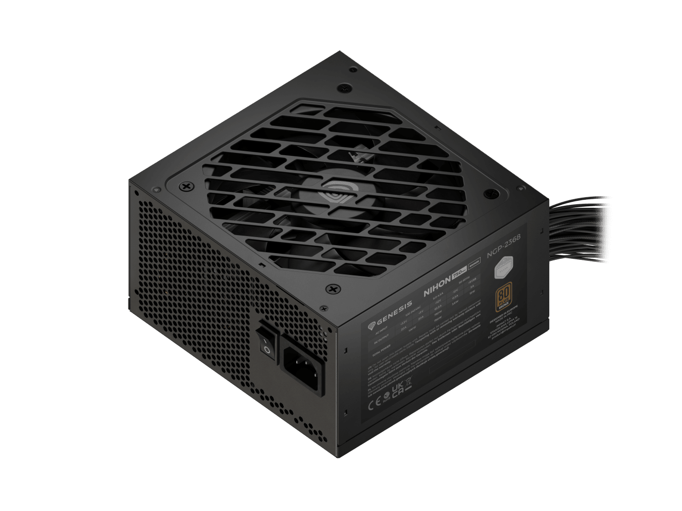 Genesis Nihon 750NM 750 W - Μαύρο - 80 Bronze