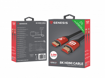 Genesis Καλώδιο HDMI 8K συμβατό με XSX